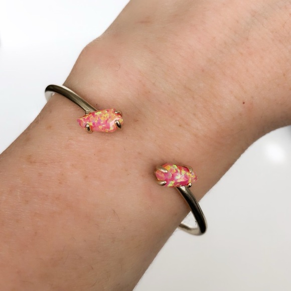 Price Firm Kendra Scott Opal Jackson Cuff Bracelet - Picture 6 of 8